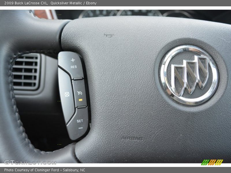 Quicksilver Metallic / Ebony 2009 Buick LaCrosse CXL