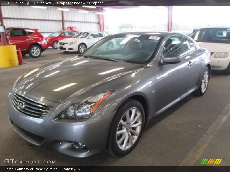 Graphite Shadow / Graphite 2014 Infiniti Q60 Coupe AWD