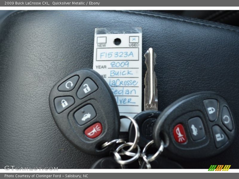 Quicksilver Metallic / Ebony 2009 Buick LaCrosse CXL