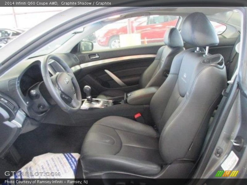Graphite Shadow / Graphite 2014 Infiniti Q60 Coupe AWD