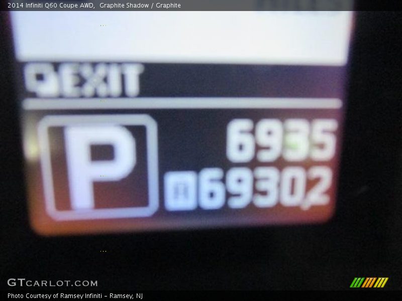 Graphite Shadow / Graphite 2014 Infiniti Q60 Coupe AWD