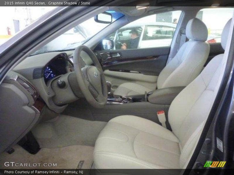  2015 Q40 Sedan Stone Interior