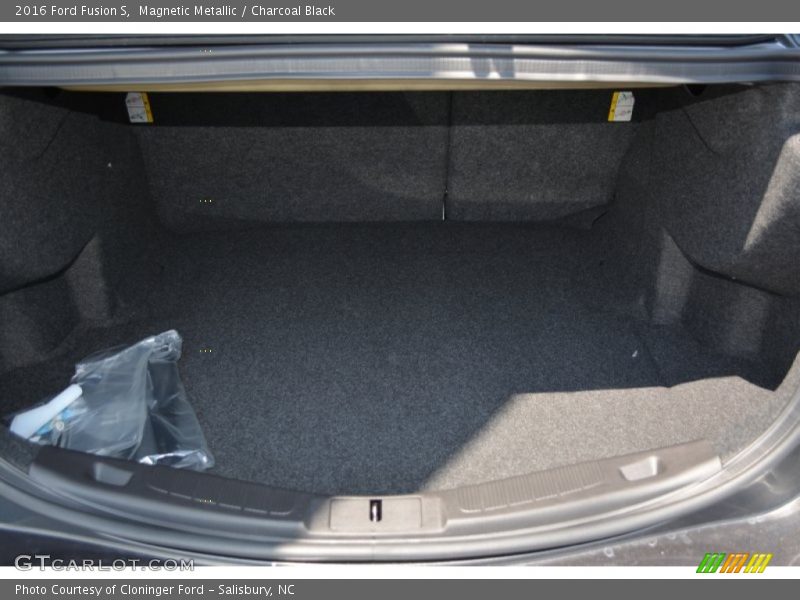 Magnetic Metallic / Charcoal Black 2016 Ford Fusion S