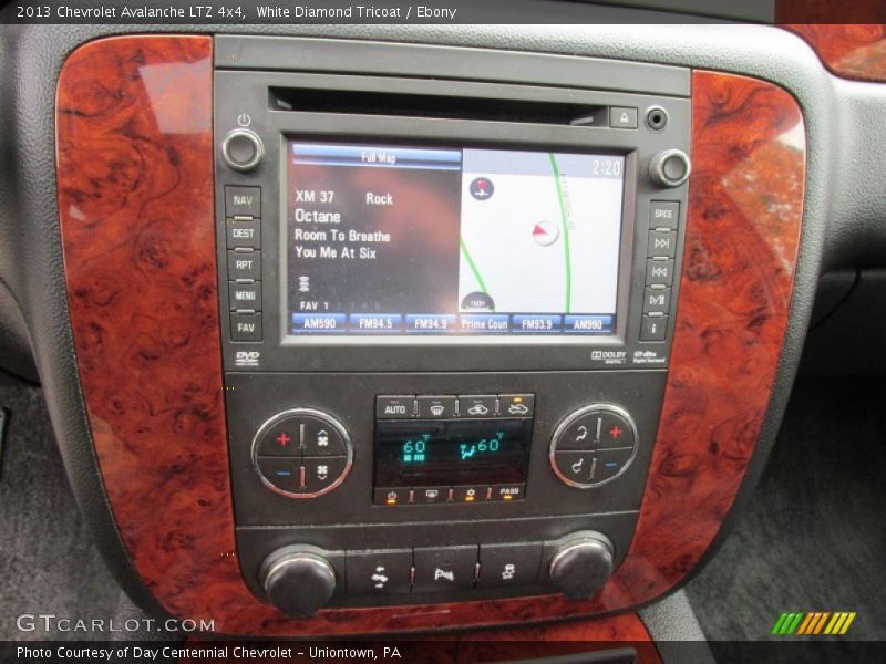 White Diamond Tricoat / Ebony 2013 Chevrolet Avalanche LTZ 4x4