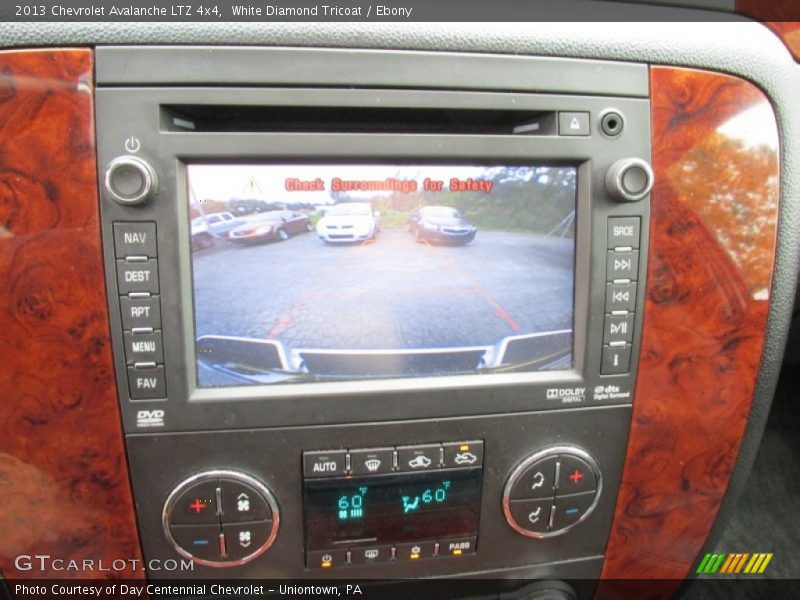 White Diamond Tricoat / Ebony 2013 Chevrolet Avalanche LTZ 4x4