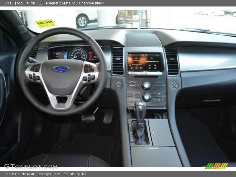 Magnetic Metallic / Charcoal Black 2015 Ford Taurus SEL