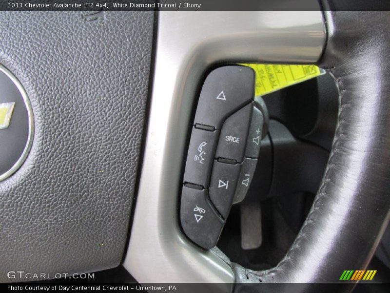 White Diamond Tricoat / Ebony 2013 Chevrolet Avalanche LTZ 4x4