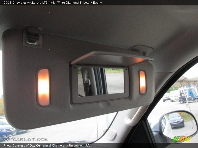 White Diamond Tricoat / Ebony 2013 Chevrolet Avalanche LTZ 4x4