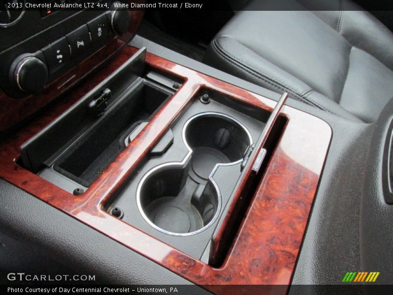 White Diamond Tricoat / Ebony 2013 Chevrolet Avalanche LTZ 4x4