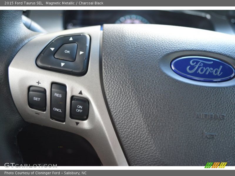 Magnetic Metallic / Charcoal Black 2015 Ford Taurus SEL
