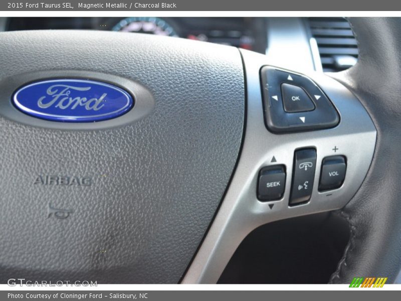 Magnetic Metallic / Charcoal Black 2015 Ford Taurus SEL