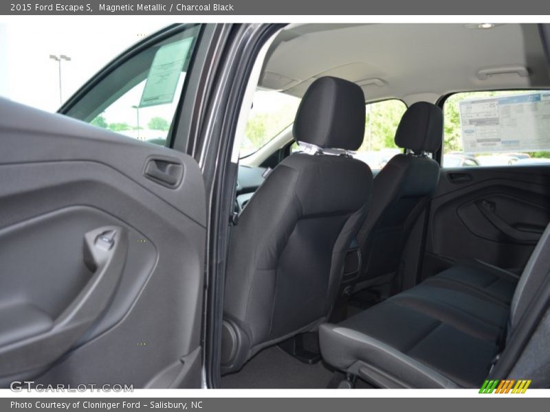 Magnetic Metallic / Charcoal Black 2015 Ford Escape S