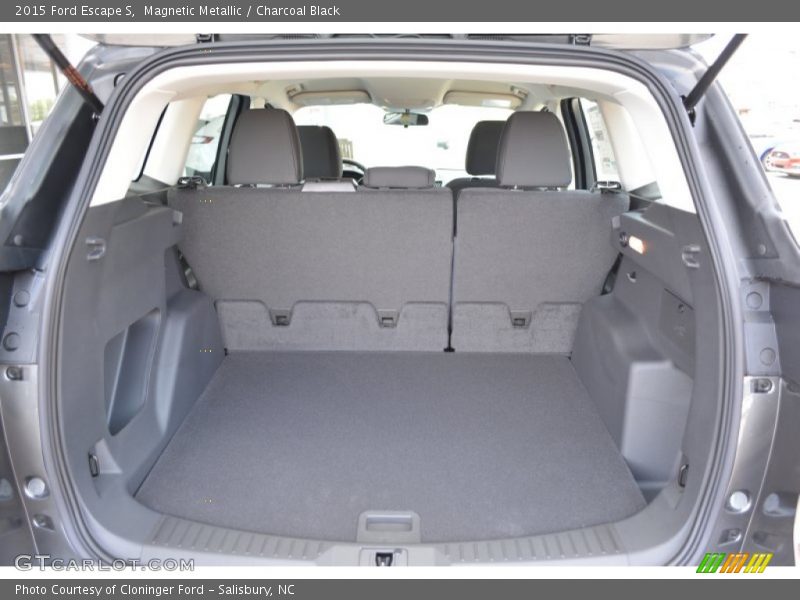 Magnetic Metallic / Charcoal Black 2015 Ford Escape S