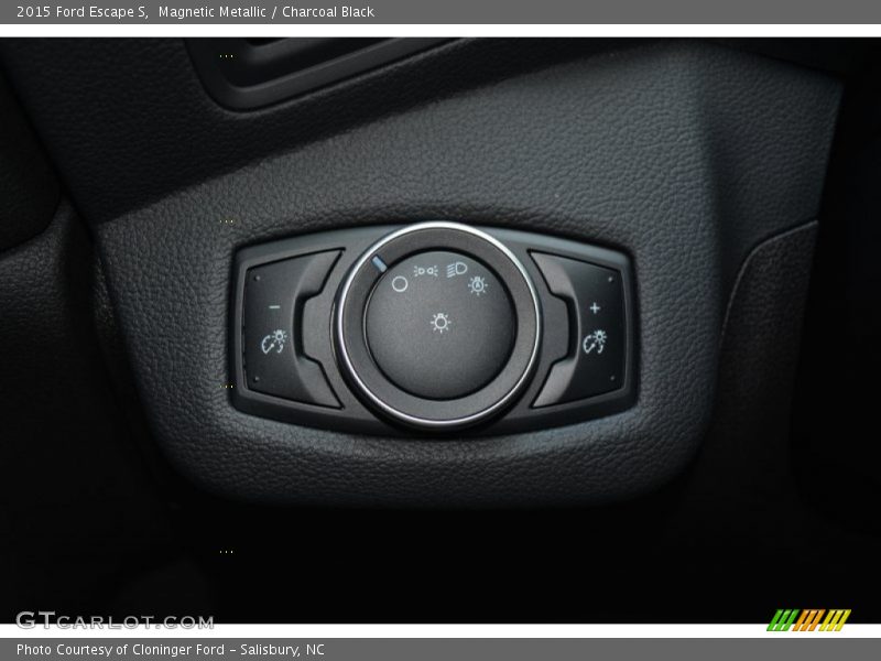 Magnetic Metallic / Charcoal Black 2015 Ford Escape S