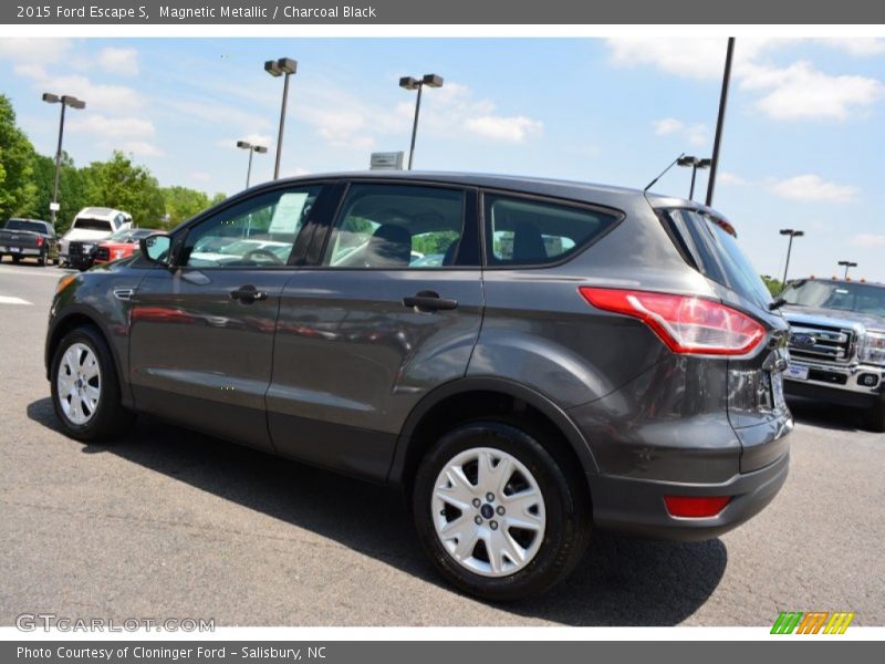 Magnetic Metallic / Charcoal Black 2015 Ford Escape S