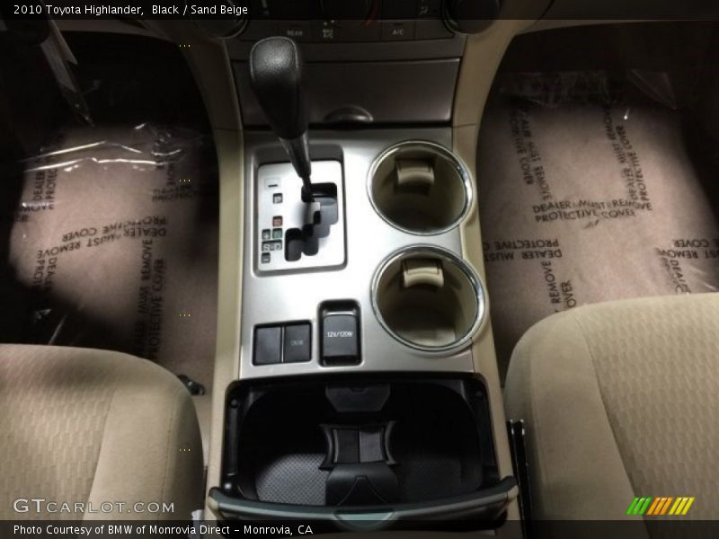 Black / Sand Beige 2010 Toyota Highlander