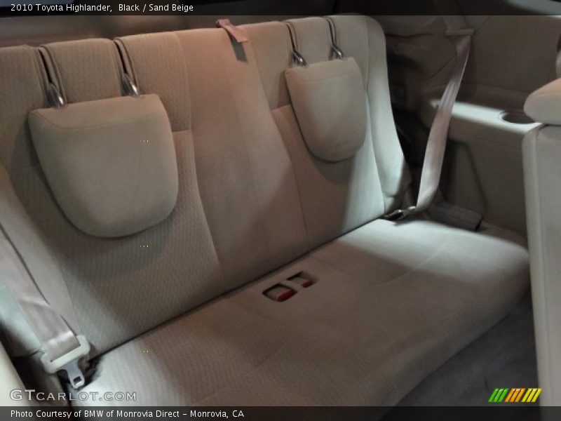 Black / Sand Beige 2010 Toyota Highlander