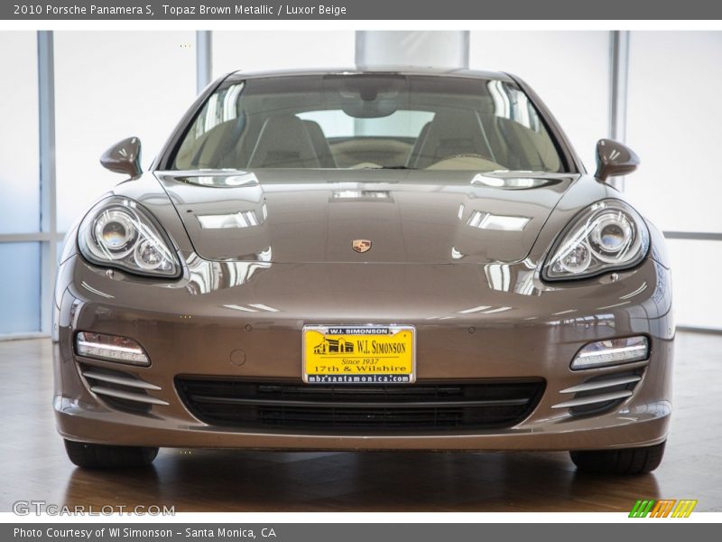 Topaz Brown Metallic / Luxor Beige 2010 Porsche Panamera S