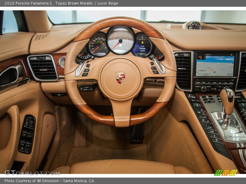 Topaz Brown Metallic / Luxor Beige 2010 Porsche Panamera S