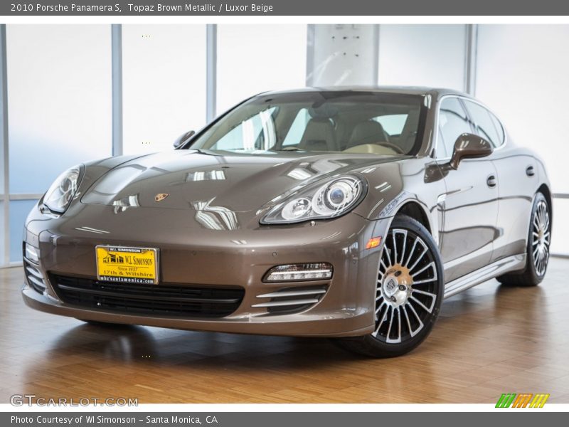 Topaz Brown Metallic / Luxor Beige 2010 Porsche Panamera S
