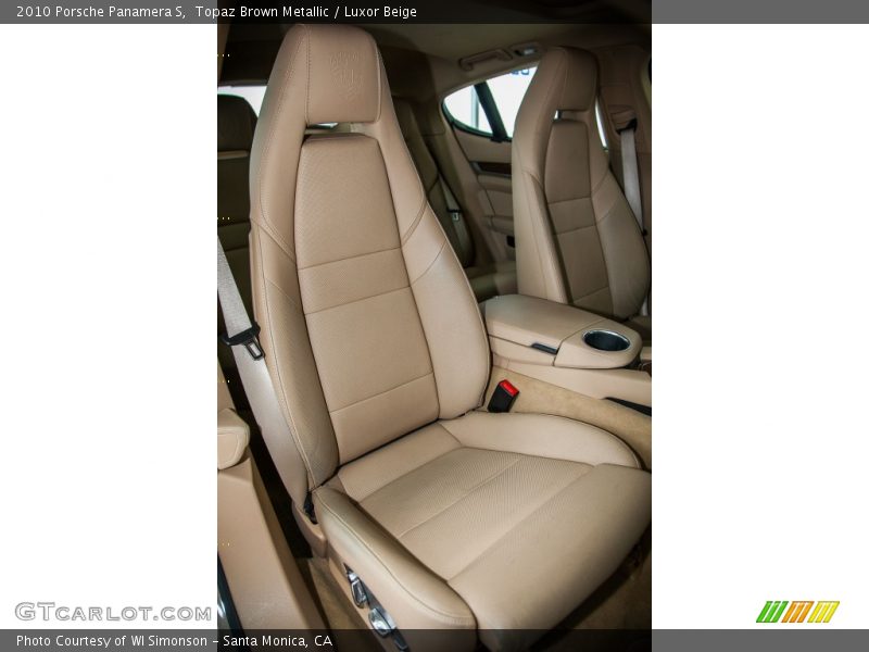 Topaz Brown Metallic / Luxor Beige 2010 Porsche Panamera S