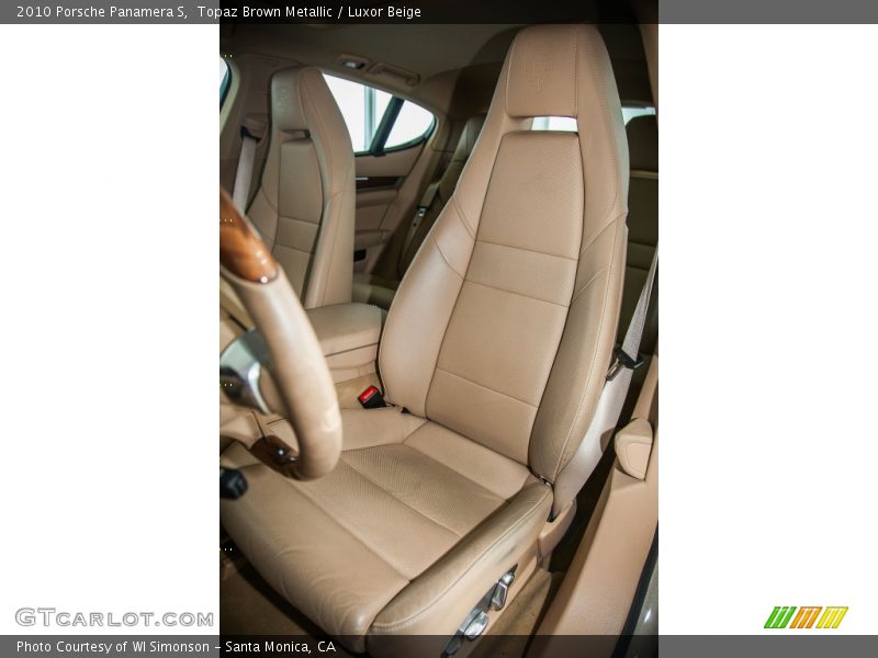 Topaz Brown Metallic / Luxor Beige 2010 Porsche Panamera S