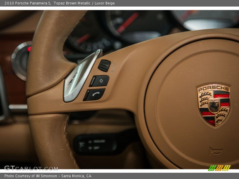 Topaz Brown Metallic / Luxor Beige 2010 Porsche Panamera S