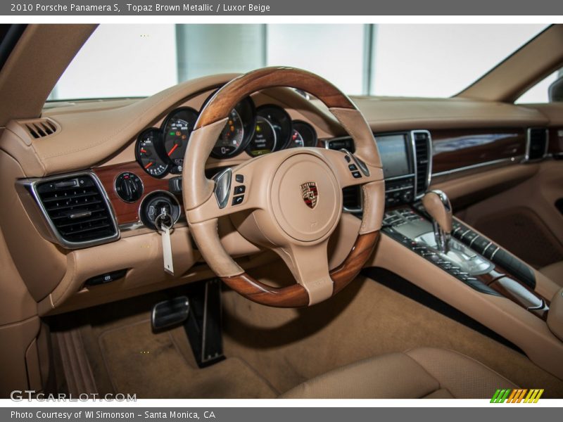 Topaz Brown Metallic / Luxor Beige 2010 Porsche Panamera S