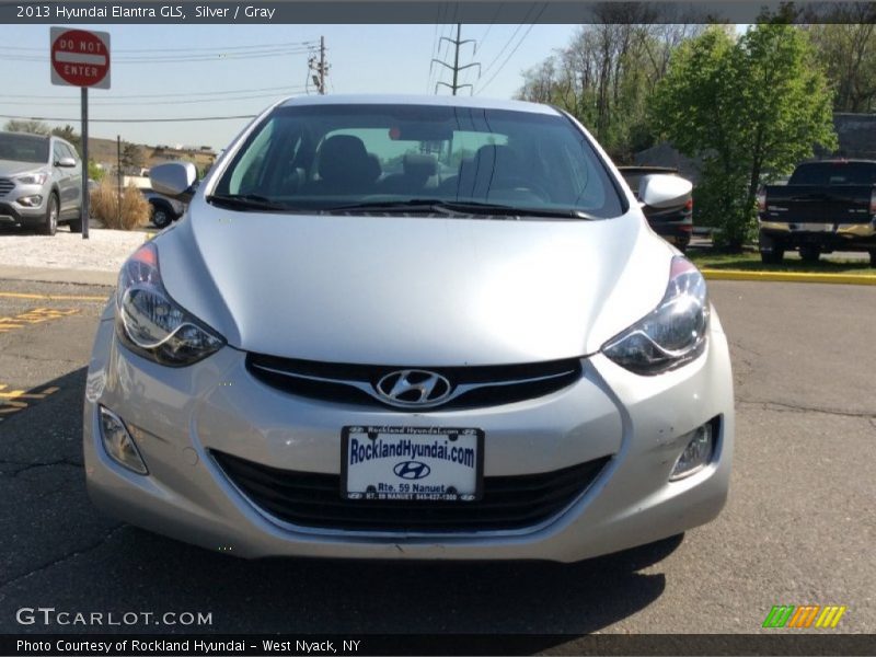 Silver / Gray 2013 Hyundai Elantra GLS