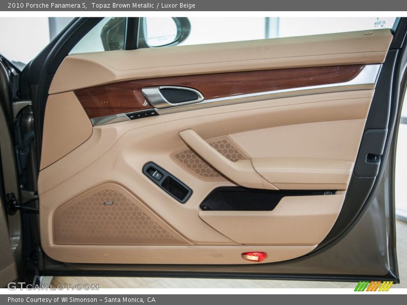 Topaz Brown Metallic / Luxor Beige 2010 Porsche Panamera S