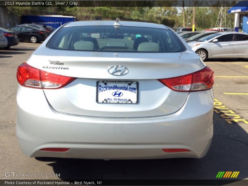Silver / Gray 2013 Hyundai Elantra GLS