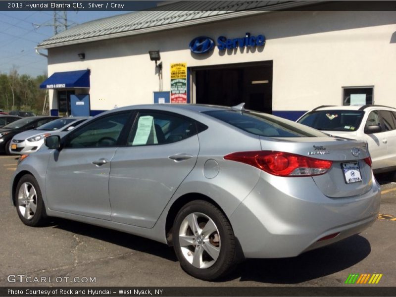 Silver / Gray 2013 Hyundai Elantra GLS