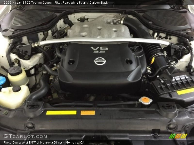 Pikes Peak White Pearl / Carbon Black 2006 Nissan 350Z Touring Coupe