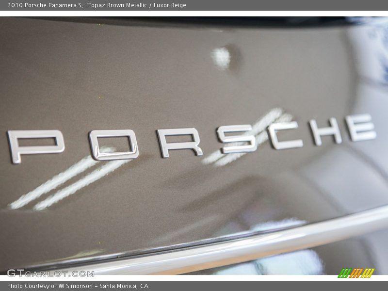 Topaz Brown Metallic / Luxor Beige 2010 Porsche Panamera S
