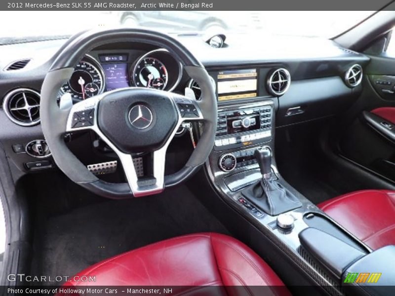 Bengal Red Interior - 2012 SLK 55 AMG Roadster 