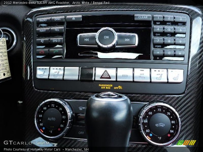 Controls of 2012 SLK 55 AMG Roadster