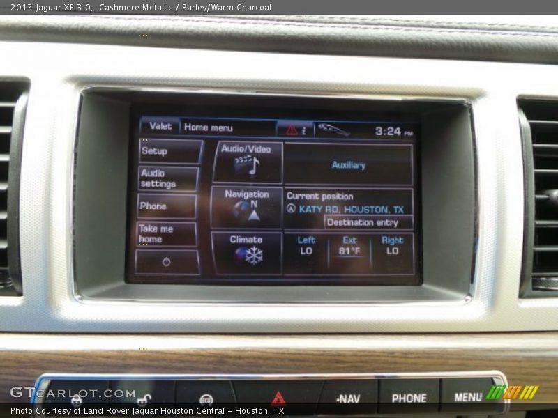 Cashmere Metallic / Barley/Warm Charcoal 2013 Jaguar XF 3.0