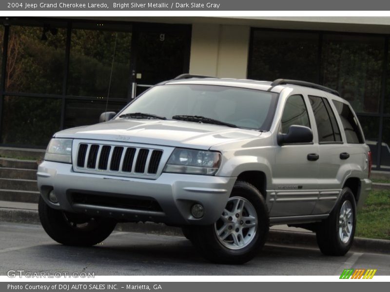 Bright Silver Metallic / Dark Slate Gray 2004 Jeep Grand Cherokee Laredo