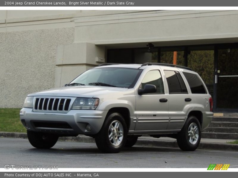 Bright Silver Metallic / Dark Slate Gray 2004 Jeep Grand Cherokee Laredo