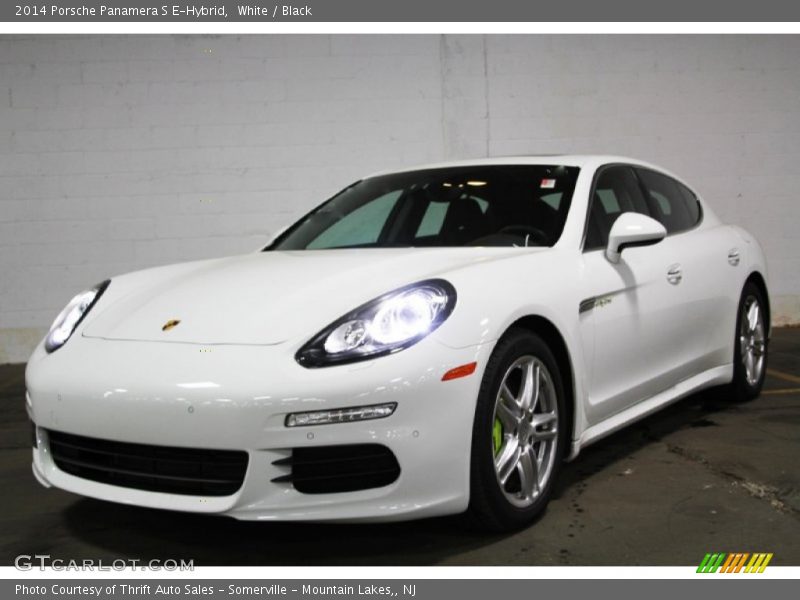 White / Black 2014 Porsche Panamera S E-Hybrid