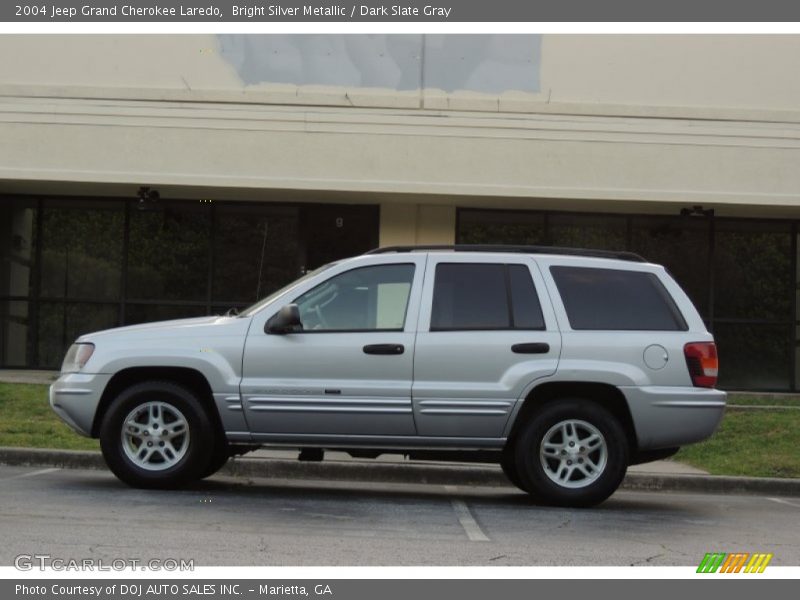 Bright Silver Metallic / Dark Slate Gray 2004 Jeep Grand Cherokee Laredo
