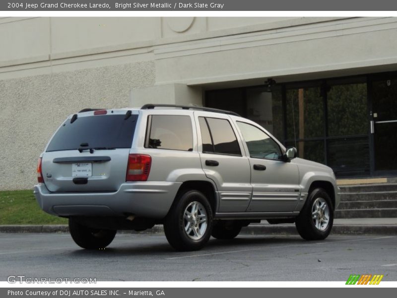 Bright Silver Metallic / Dark Slate Gray 2004 Jeep Grand Cherokee Laredo