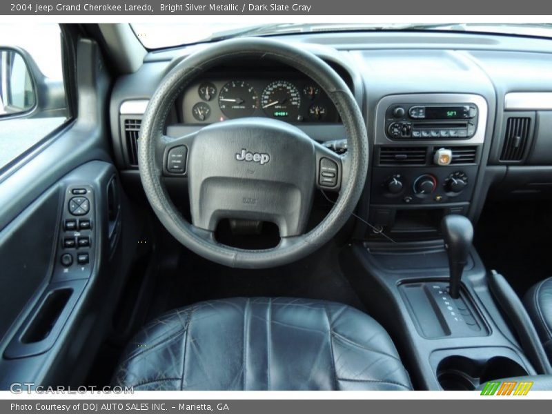 Bright Silver Metallic / Dark Slate Gray 2004 Jeep Grand Cherokee Laredo