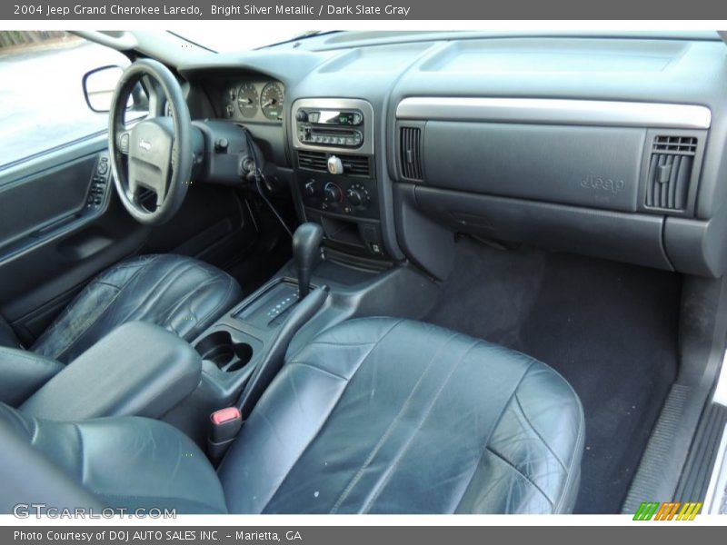 Bright Silver Metallic / Dark Slate Gray 2004 Jeep Grand Cherokee Laredo
