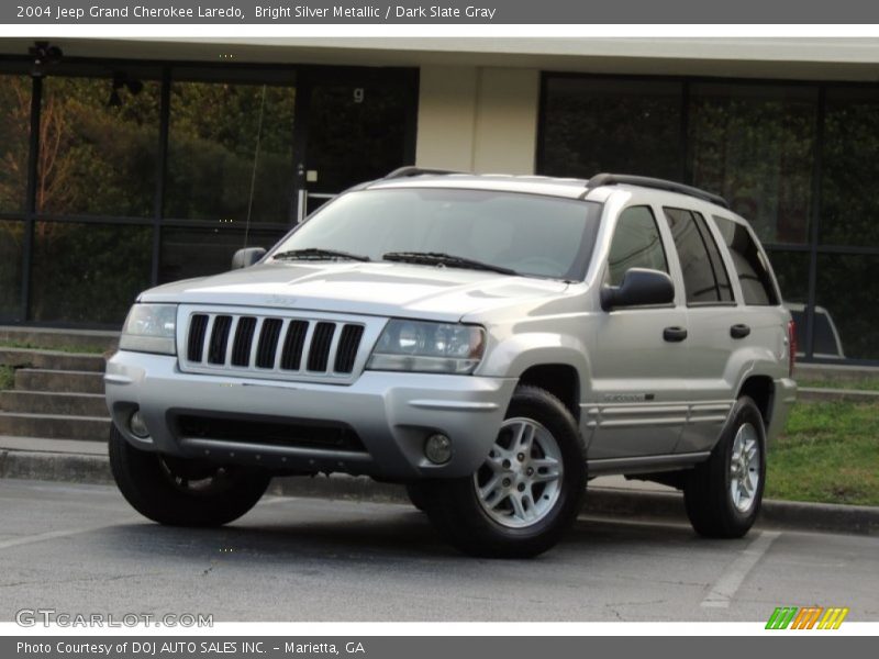 Bright Silver Metallic / Dark Slate Gray 2004 Jeep Grand Cherokee Laredo