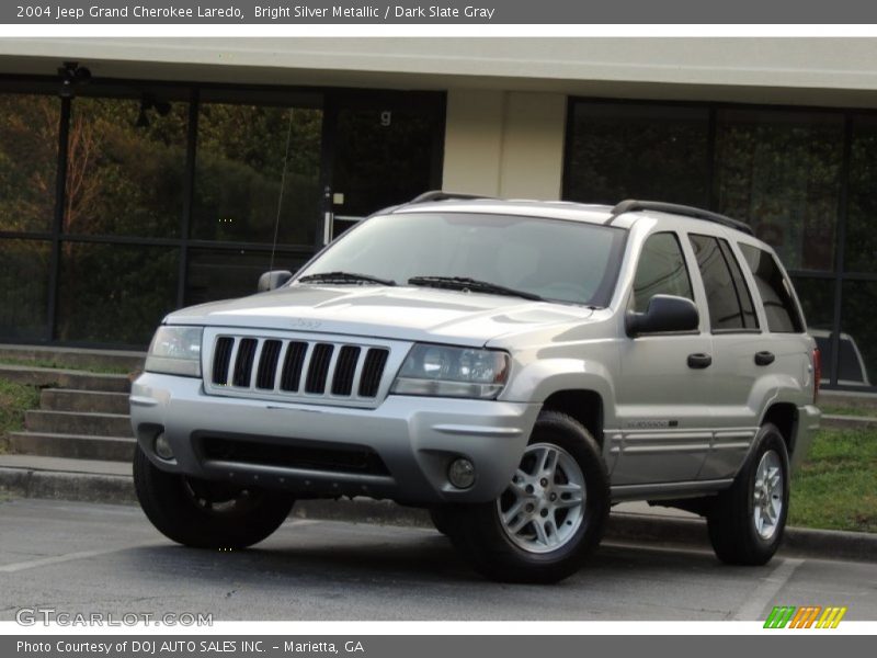 Bright Silver Metallic / Dark Slate Gray 2004 Jeep Grand Cherokee Laredo