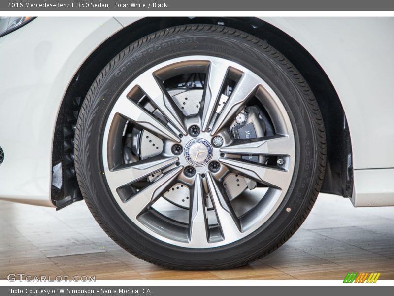 Polar White / Black 2016 Mercedes-Benz E 350 Sedan