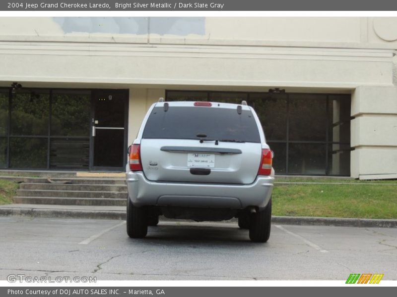Bright Silver Metallic / Dark Slate Gray 2004 Jeep Grand Cherokee Laredo