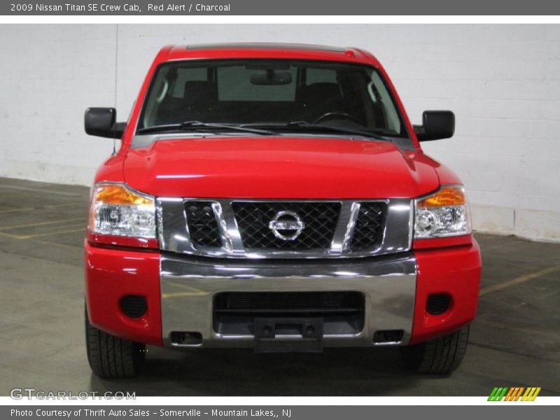 Red Alert / Charcoal 2009 Nissan Titan SE Crew Cab