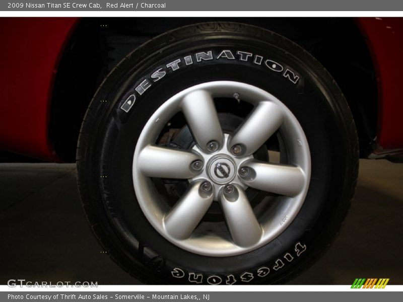 Red Alert / Charcoal 2009 Nissan Titan SE Crew Cab